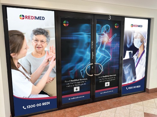 RediMed Midland Lower Ground Door Signage